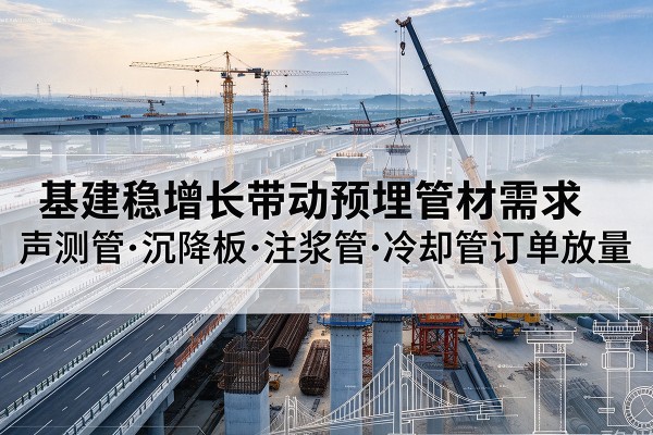 云龙基建稳增长带动预埋监测管材需求，声测管、沉降板、注浆管订单持续放量