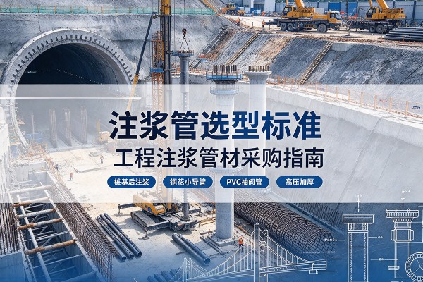 云龙注浆管选型标准