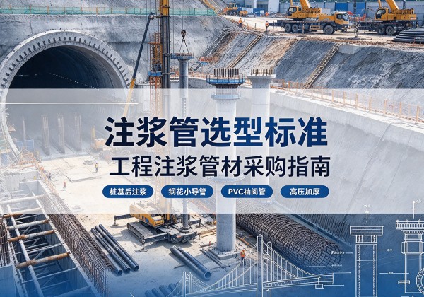 云龙注浆管选型标准